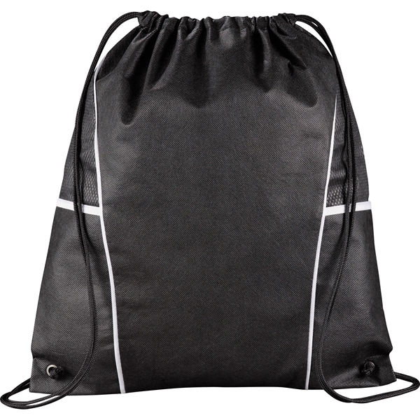 Diamond Non-Woven Drawstring Bag - Image 1