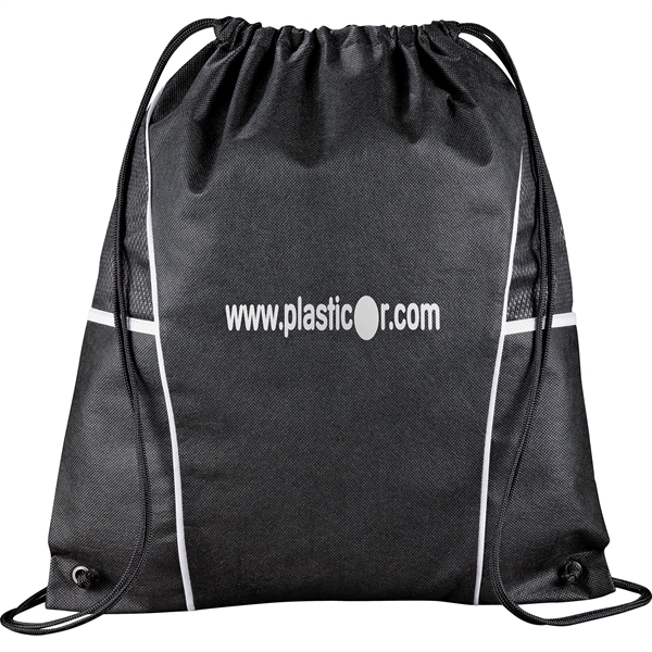 Diamond Non-Woven Drawstring Bag - Image 2