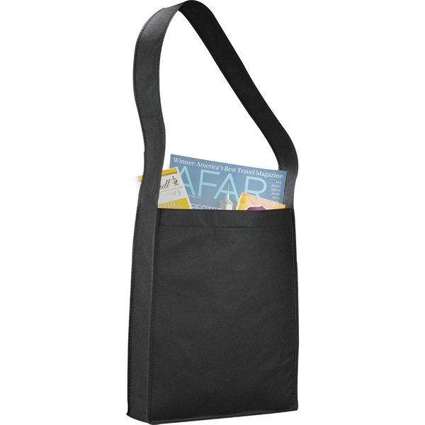 Cross Town Non-Woven Shoulder Tote - Image 2