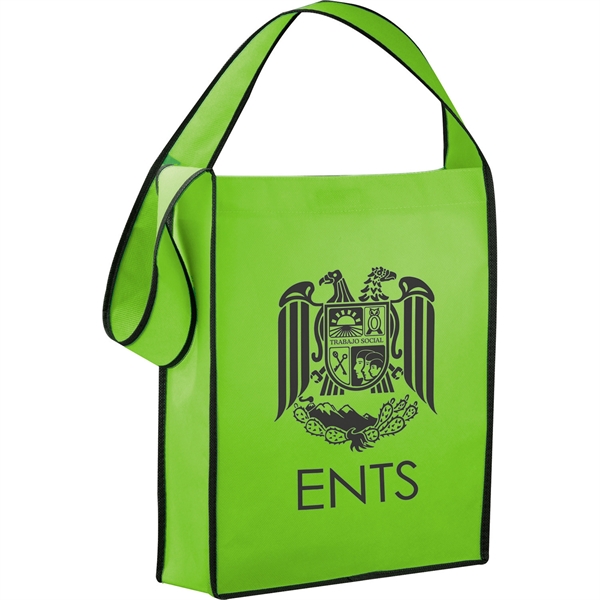 Cross Town Non-Woven Shoulder Tote - Image 7