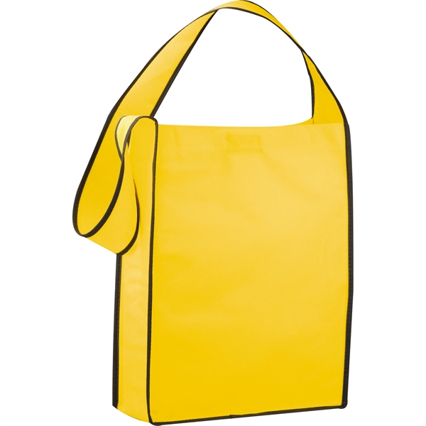 Cross Town Non-Woven Shoulder Tote - Image 10