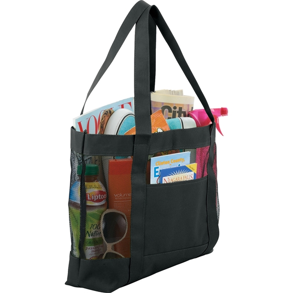 Surfside Mesh Accent Tote - Image 3