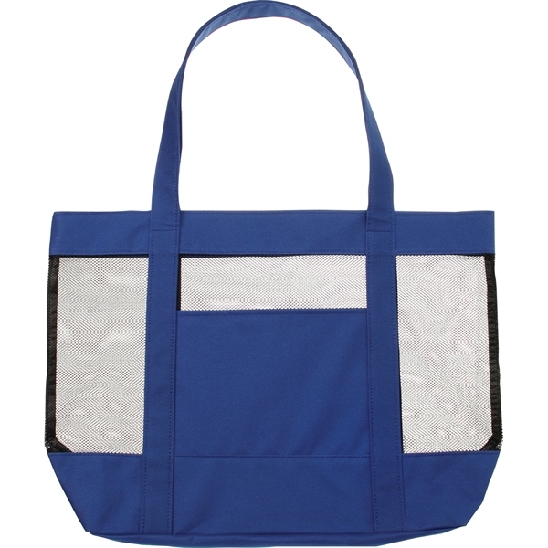 Surfside Mesh Accent Tote - Image 7