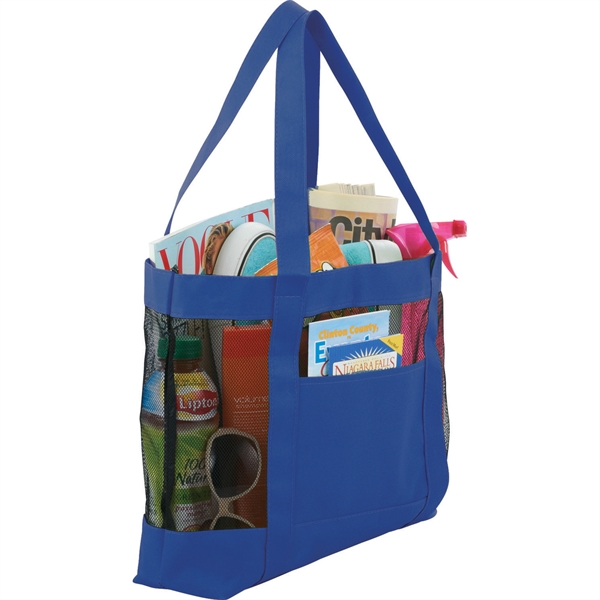 Surfside Mesh Accent Tote - Image 9