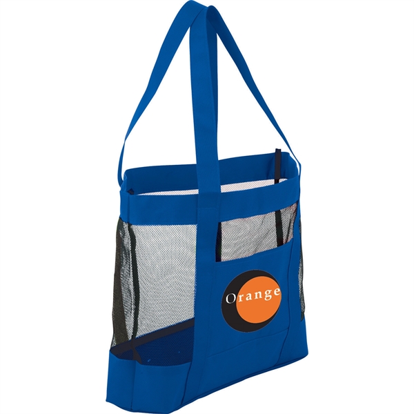 Surfside Mesh Accent Tote - Image 14