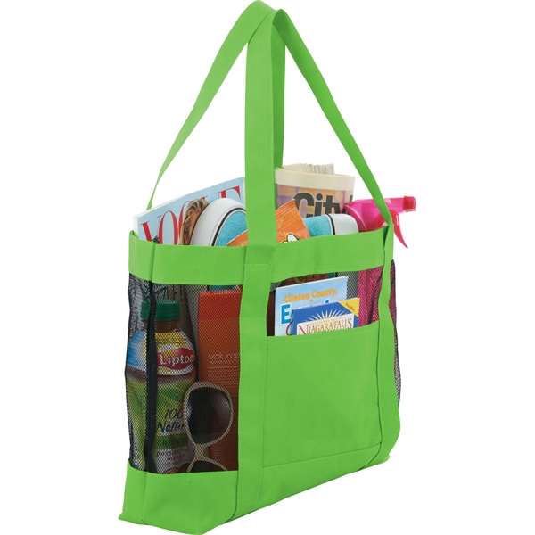 Surfside Mesh Accent Tote - Image 16