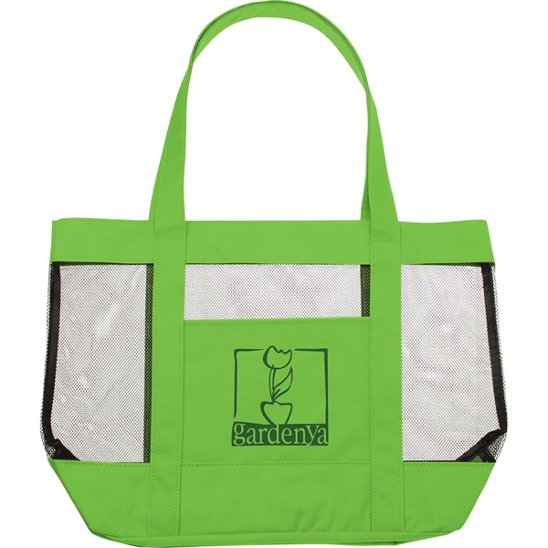 Surfside Mesh Accent Tote - Image 21