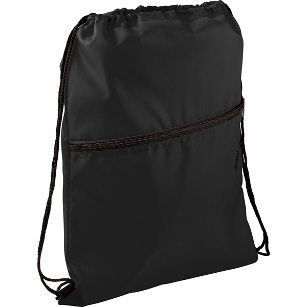 Insulated Zippered Drawstring Bag - Image 2