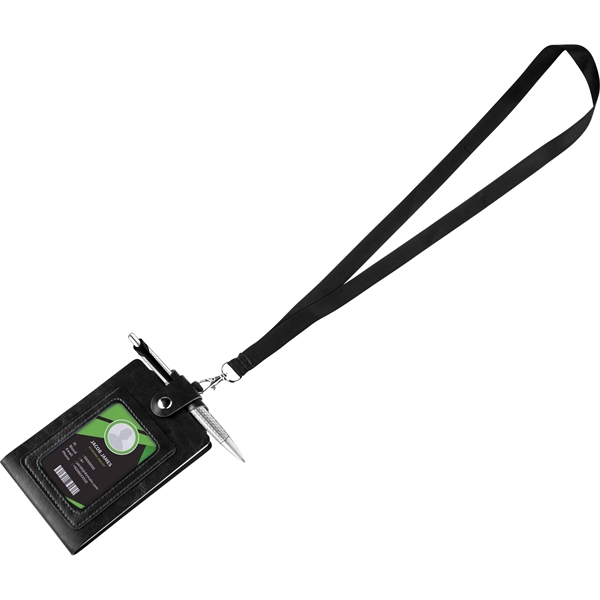 Event Lanyard with Pocket Notes Pad - Image 5