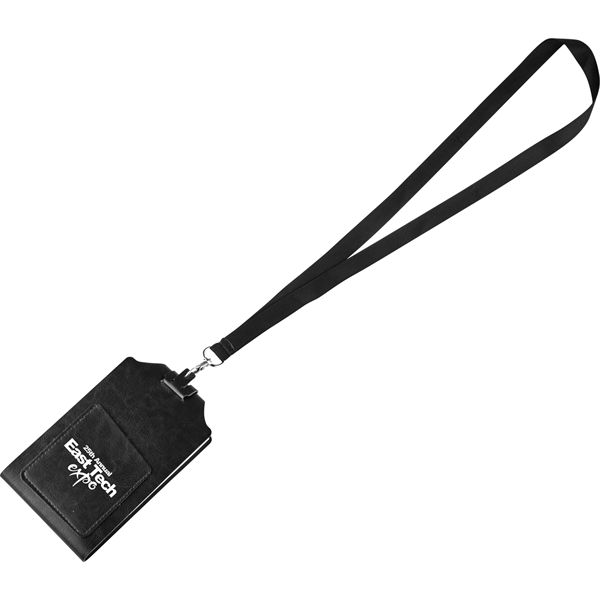 Event Lanyard with Pocket Notes Pad - Image 6