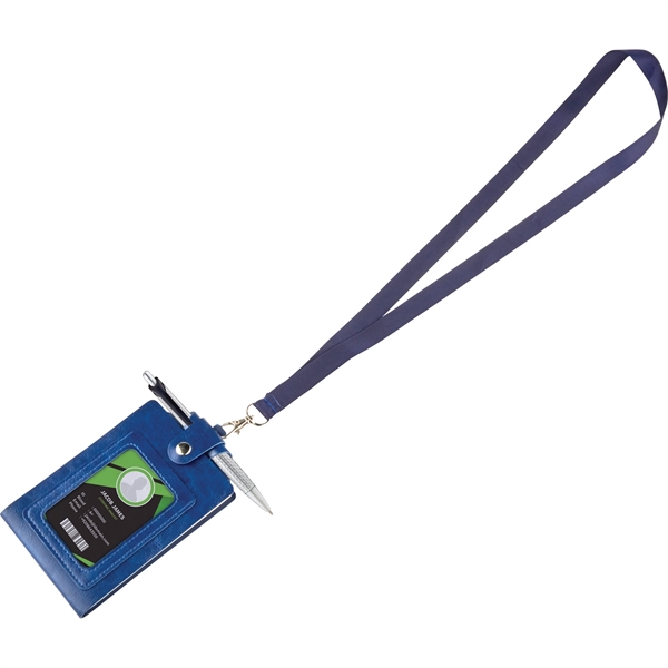Event Lanyard with Pocket Notes Pad - Image 7
