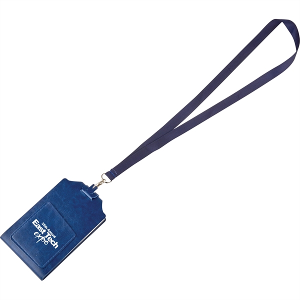 Event Lanyard with Pocket Notes Pad - Image 12