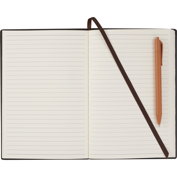 6" x 8.5" Bari Notebook with Pen - Image 2