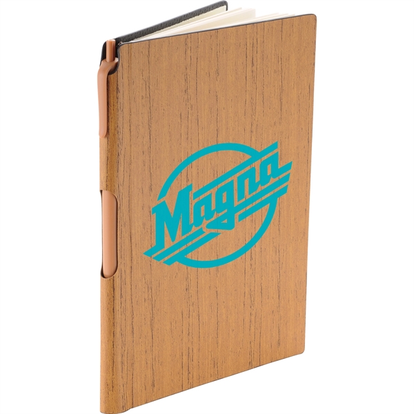6" x 8.5" Bari Notebook with Pen - Image 8