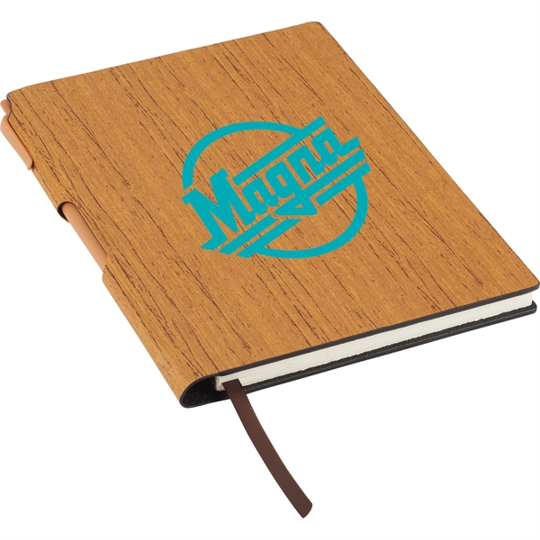 6" x 8.5" Bari Notebook with Pen - Image 9