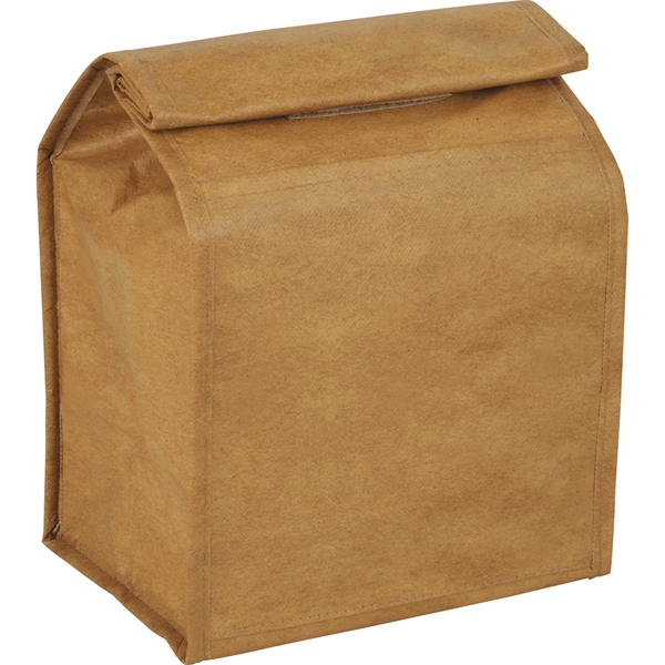 Brown Paper Bag 6-Can Lunch Cooler - Image 2