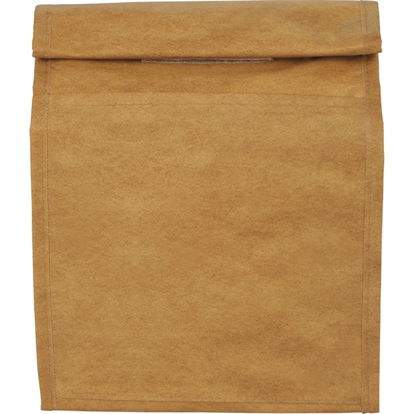 Brown Paper Bag 6-Can Lunch Cooler - Image 4
