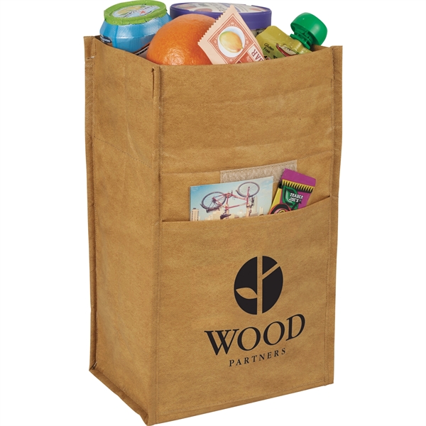 Brown Paper Bag 6-Can Lunch Cooler - Image 6