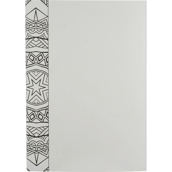 5.5" x 8.5" Doodle Coloring Notebook - Image 2