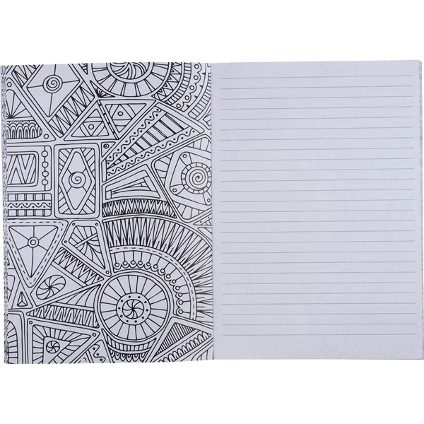 5.5" x 8.5" Doodle Coloring Notebook - Image 3