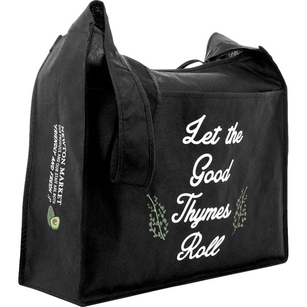 Class Act Non-Woven Shoulder Tote - Image 3