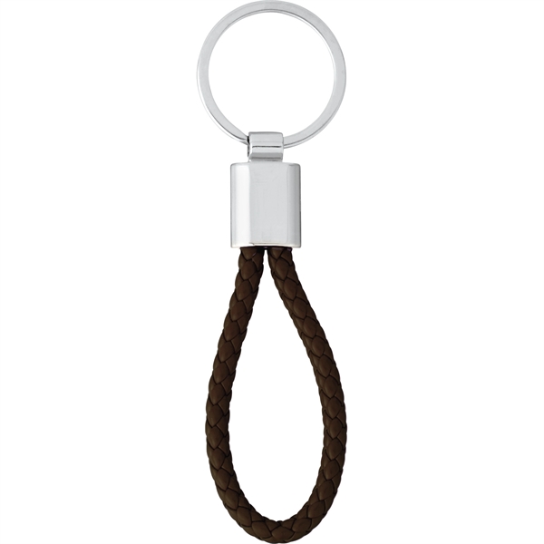 Vegan Leather Twist Key Ring - Image 14