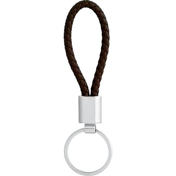 Vegan Leather Twist Key Ring - Image 15
