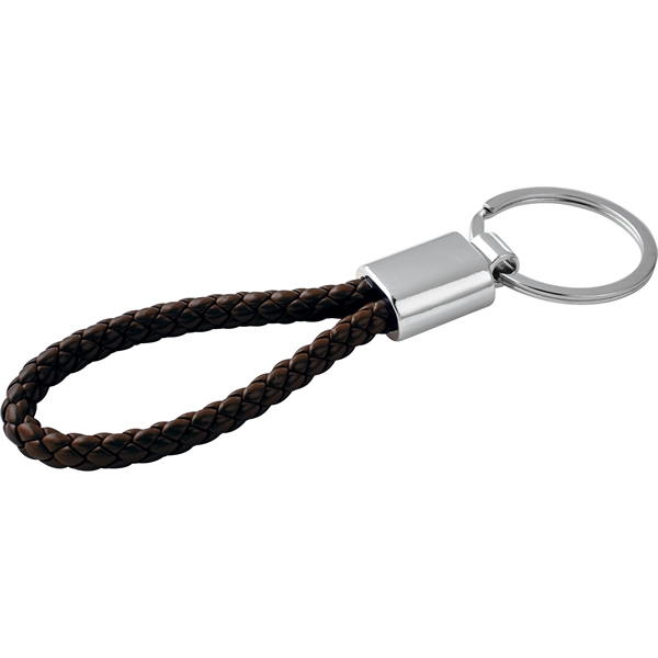 Vegan Leather Twist Key Ring - Image 16