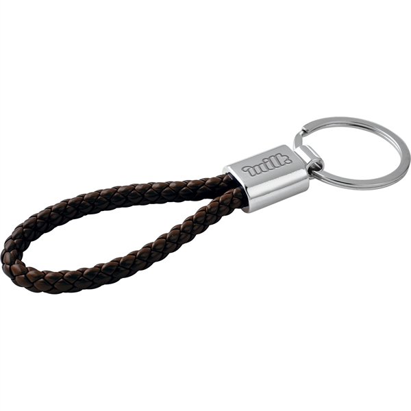 Vegan Leather Twist Key Ring - Image 17