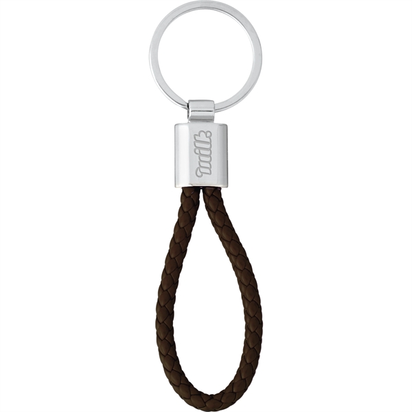 Vegan Leather Twist Key Ring - Image 19