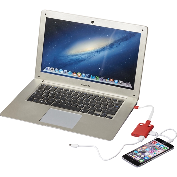 USB Hub with 3-in-1 Cable - Image 5