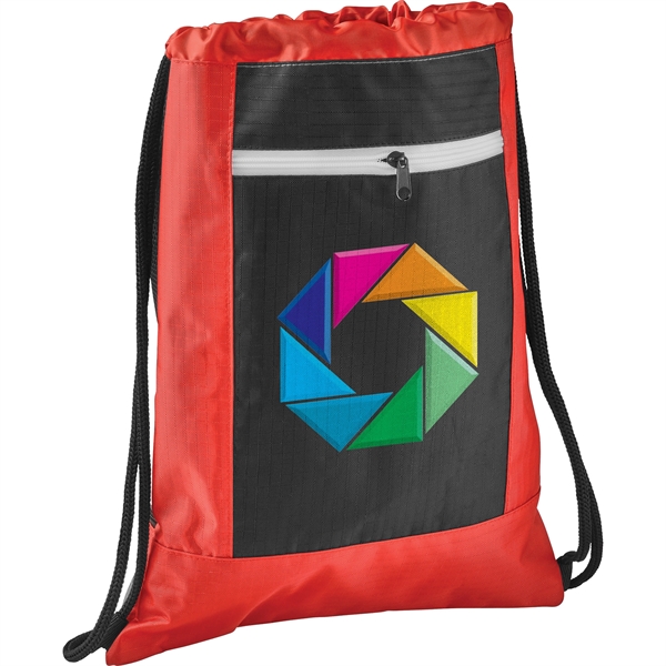 Zippered Ripstop Drawstring Bag - Image 17