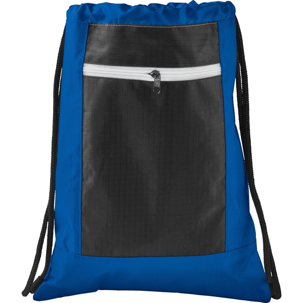 Zippered Ripstop Drawstring Bag - Image 19