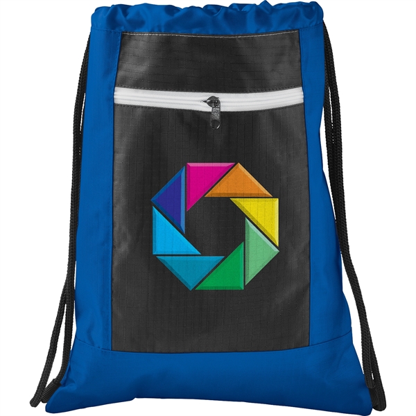 Zippered Ripstop Drawstring Bag - Image 21