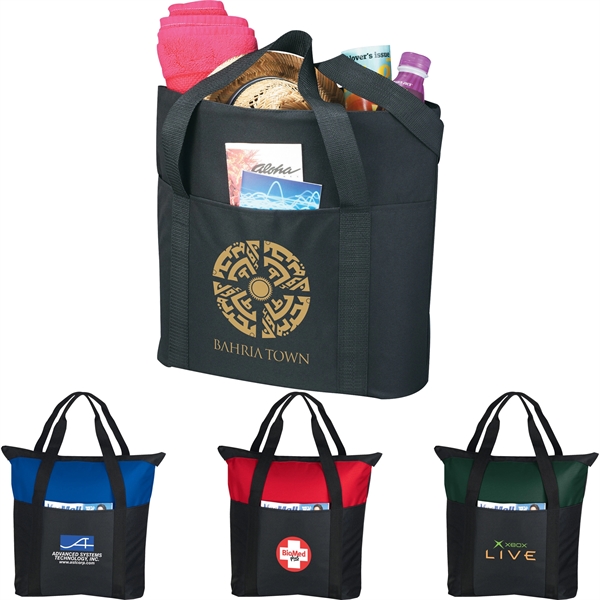 Heavy Duty Zippered Convention Tote - Image 4