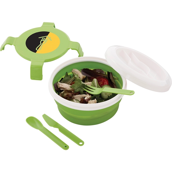 Collapsible Silicone Lunch Set - Image 3
