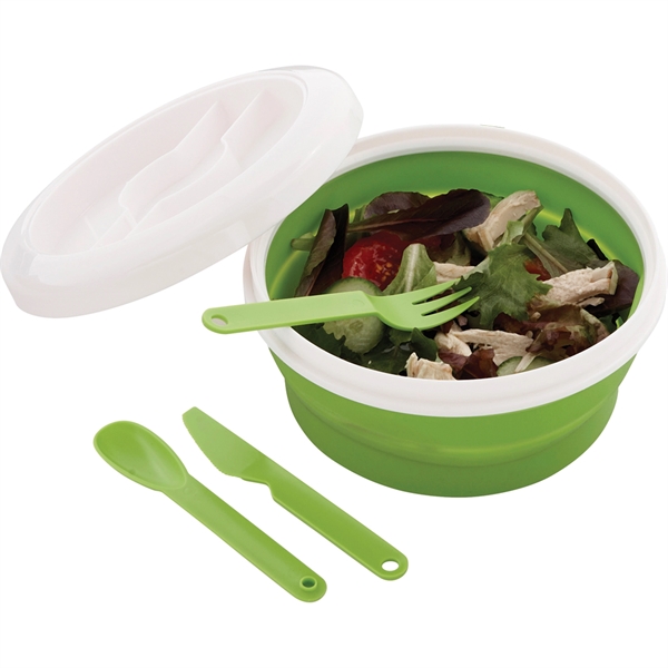 Collapsible Silicone Lunch Set - Image 4