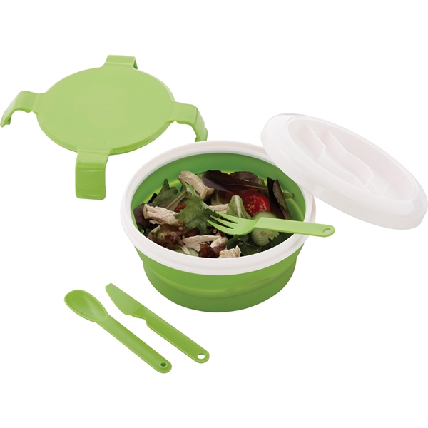 Collapsible Silicone Lunch Set - Image 5