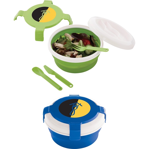 Collapsible Silicone Lunch Set - Image 14