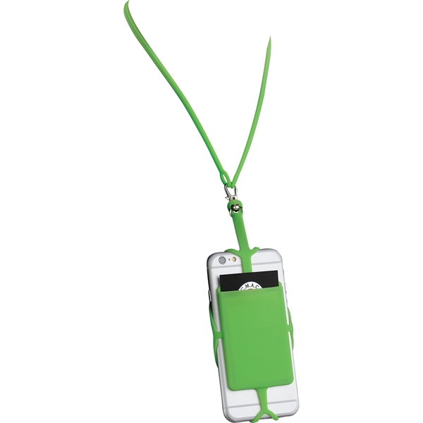 Silicone RFID Card Holder with Lanyard - Image 6