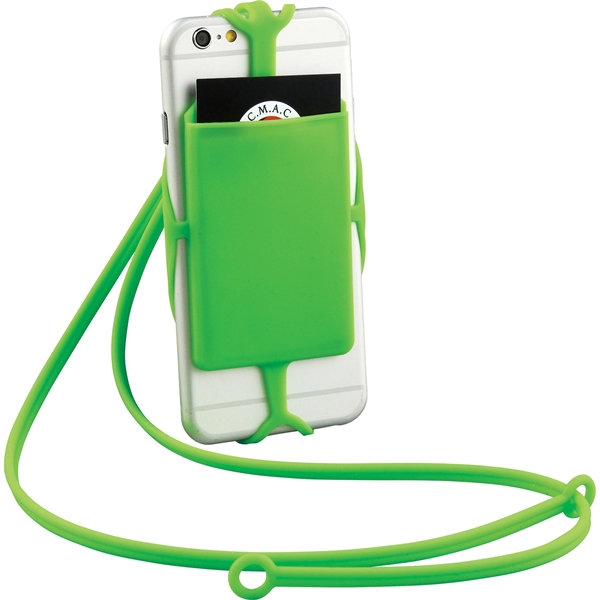 Silicone RFID Card Holder with Lanyard - Image 8