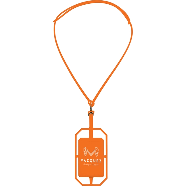 Silicone RFID Card Holder with Lanyard - Image 18