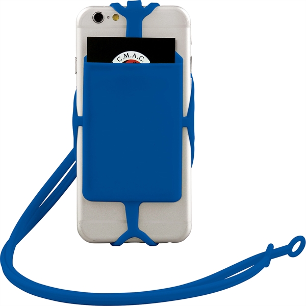 Silicone RFID Card Holder with Lanyard - Image 25