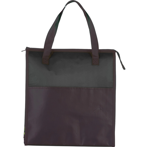 Matte Laminated Insulated Grocery Tote - Image 3