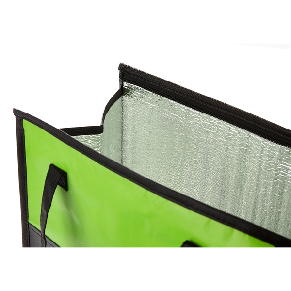 Matte Laminated Insulated Grocery Tote - Image 6