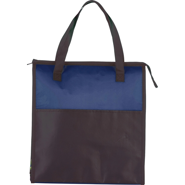 Matte Laminated Insulated Grocery Tote - Image 9