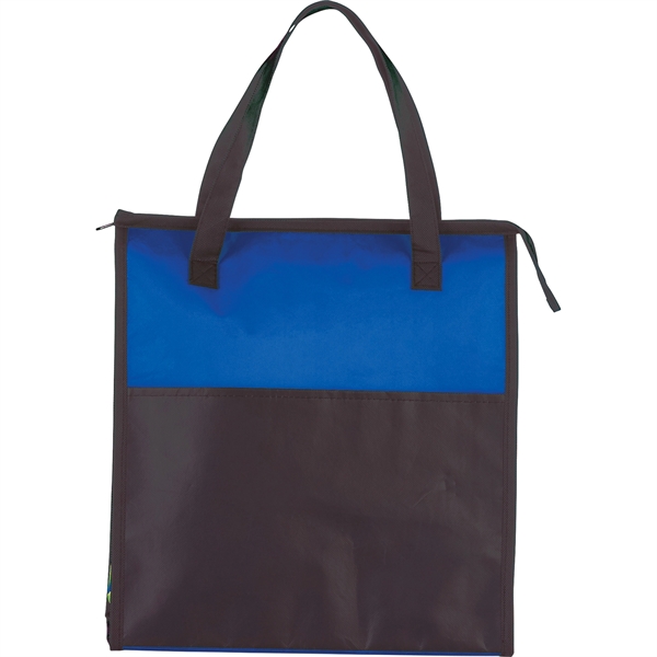 Matte Laminated Insulated Grocery Tote - Image 11