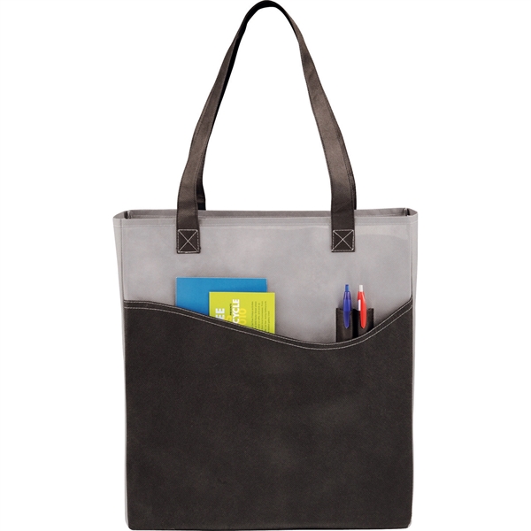 Rivers Pocket Non-Woven Convention Tote - Image 3