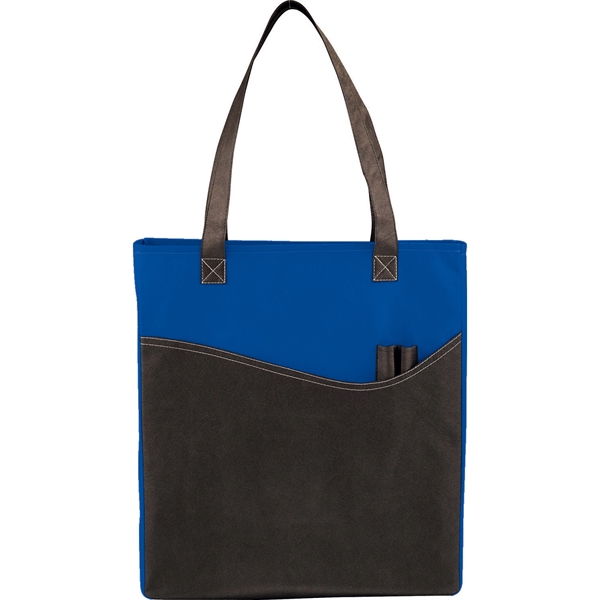 Rivers Pocket Non-Woven Convention Tote - Image 6