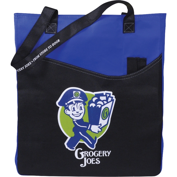Rivers Pocket Non-Woven Convention Tote - Image 7
